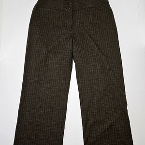 Ava & Grace Brown Tweed Dress Pants • Womens Size 18 Wide Leg Career